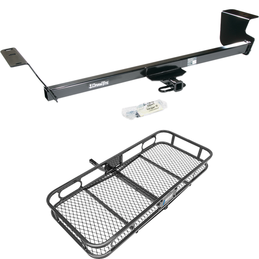 Fits 2013-2014 Volkswagen Routan Trailer Hitch Tow PKG w/ 48" x 20" Cargo Carrier Rack (For (Canada Only) Models) By Draw-Tite