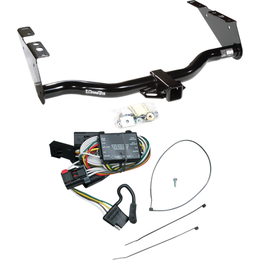 Se adapta al paquete de enganche de remolque Dodge Caravan 1996-2000 con arnés de cableado plano de 4 de Draw-Tite