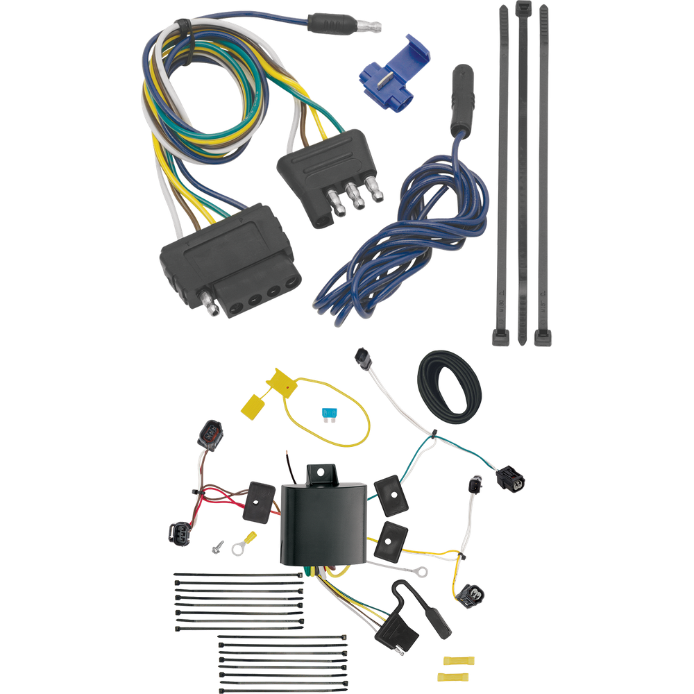 Fits 2015-2020 Acura TLX Vehicle End Wiring Harness 5-Way Flat By Tekonsha