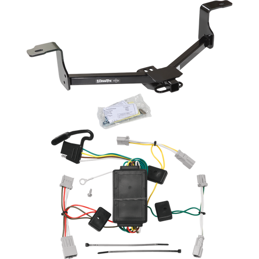 Fits 2009-2014 Acura TSX Trailer Hitch Tow PKG w/ 4-Flat Wiring Harness (For Sedan Models) By Draw-Tite