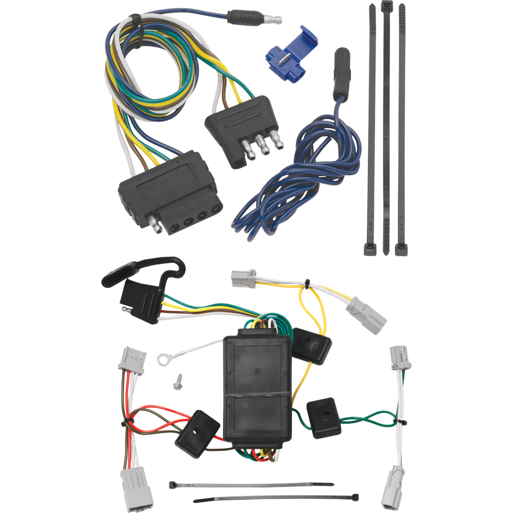 Fits 2008-2012 Honda Accord Vehicle End Wiring Harness 5-Way Flat (For Coupe Models) By Tekonsha
