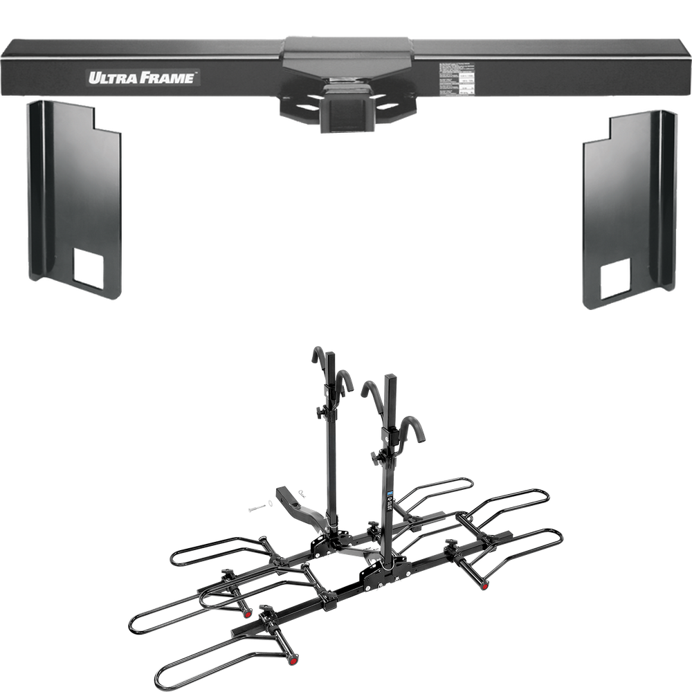 Fits 2016-2016 Winnebago Ellipse Motorhome Trailer Hitch Tow PKG w/ 4 Bike Carrier Platform Rack By Draw-Tite