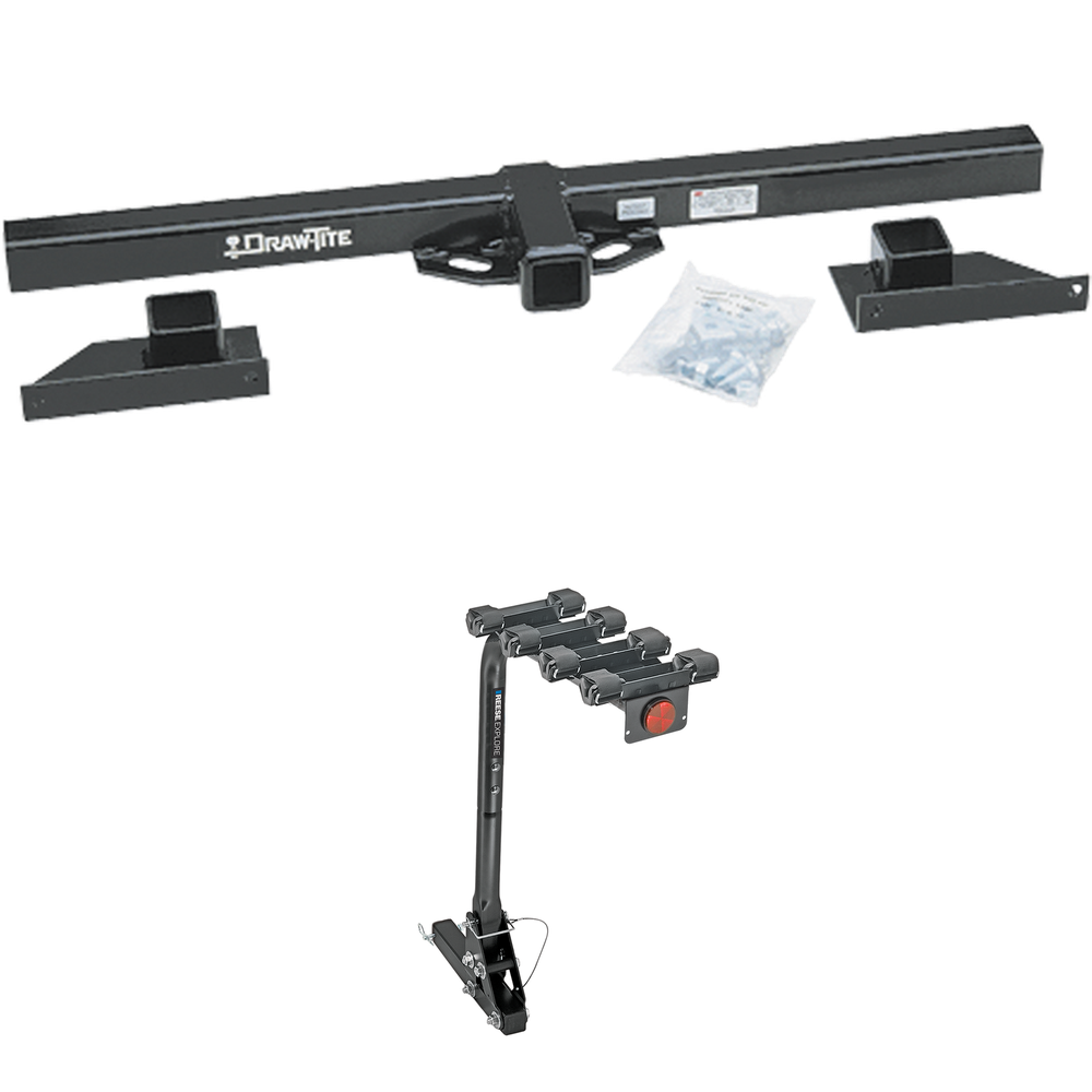 Se adapta al paquete de enganche para remolque de autocaravana Gulf Stream SuperNova 2009-2011 con soporte para 4 bicicletas de Draw-Tite