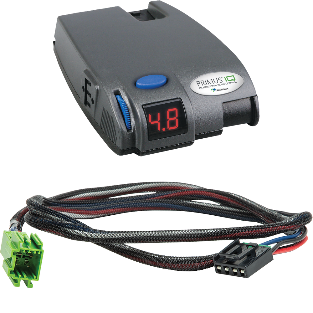 Fits 2016-2023 Winnebago Navion Motorhome Tekonsha Primus IQ Brake Control + Plug & Play BC Adapter (For w/ factory Tow Package Models) By Tekonsha