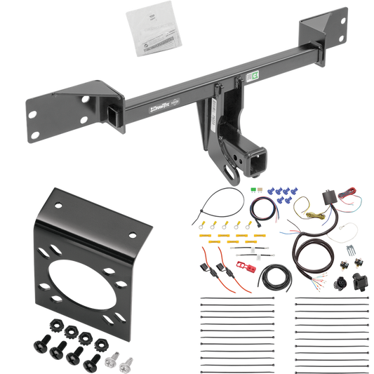 Se adapta al paquete de enganche de remolque Mercedes-Benz GLA250 2015-2022 con cableado RV de 7 vías de Draw-Tite