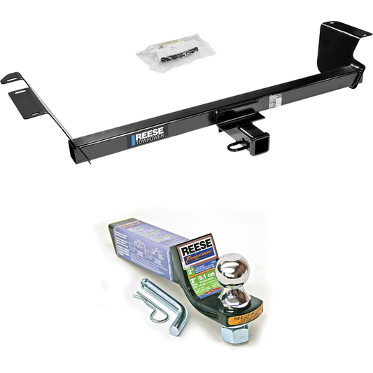Se adapta al paquete de enganche de remolque Volkswagen Routan 2009-2012 con kit de inicio de montaje de bola con caída de 2" y bola de 1-7/8" de Reese Towpower