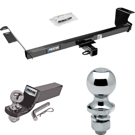 Fits 2012-2015 RAM C/V Trailer Hitch Tow PKG w/ Starter Kit Ball Mount w/ 2" Drop & 2" Ball + 1-7/8" Ball (For Tradesman Models) By Reese Towpower