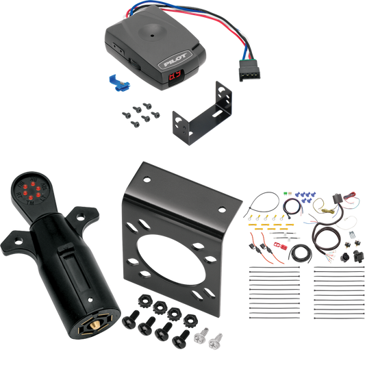 Fits 2013-2017 Audi Q5 7-Way RV Wiring + Pro Series Pilot Brake Control + 7-Way Tester By Tekonsha