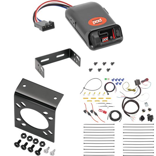 Fits 2015-2022 Mercedes-Benz GLA250 7-Way RV Wiring + Pro Series POD Brake Control By Tekonsha