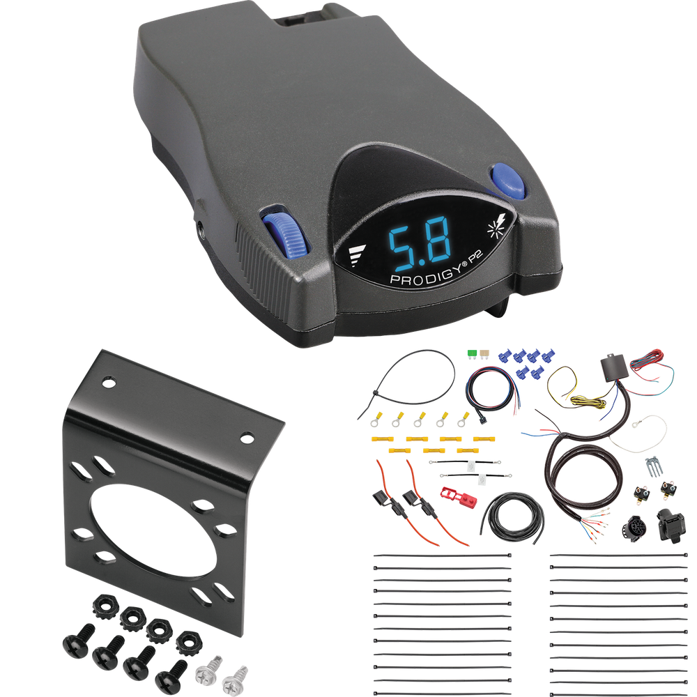 Se adapta al cableado de RV de 7 vías Lincoln Corsair 2021-2023 + control de freno Tekonsha Prodigy P2 de Tekonsha