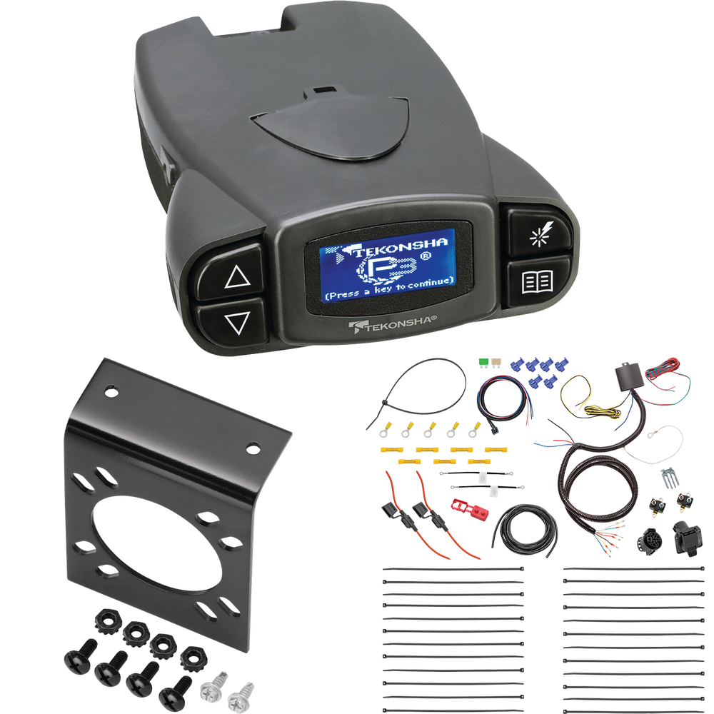 Se adapta al cableado de RV de 7 vías Lexus RX350L 2022-2022 + control de freno Tekonsha Prodigy P3 de Tekonsha