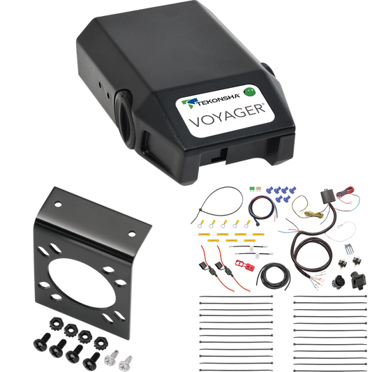 Fits 2016-2022 Toyota Hilux 7-Way RV Wiring + Tekonsha Voyager Brake Control By Tekonsha