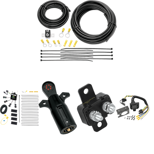 Fits 2015-2023 Porsche Macan 7-Way RV Wiring w/ Zero Contact ZCI Module + 7-Way Tester (Excludes: S-Models Models) By Tekonsha