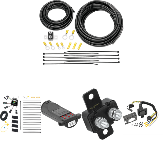 Fits 2021-2023 Volkswagen ID.4 7-Way RV Wiring w/ Zero Contact ZCI Module + 7-Way Tester and Trailer Emulator By Tekonsha