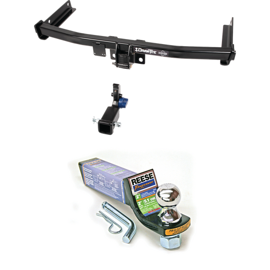 Fits 2018-2023 Volkswagen Tiguan Trailer Hitch Tow PKG w/ Starter Kit Ball Mount w/ 2" Drop & 1-7/8" Ball By Draw-Tite