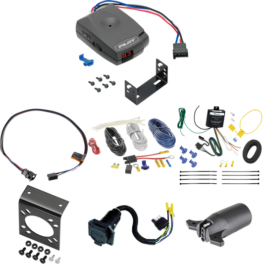 Fits 2018-2023 Audi SQ5 7-Way RV Wiring + Pro Series Pilot Brake Control + Plug & Play BC Adapter + 7-Way to 4-Way Adapter By Tekonsha