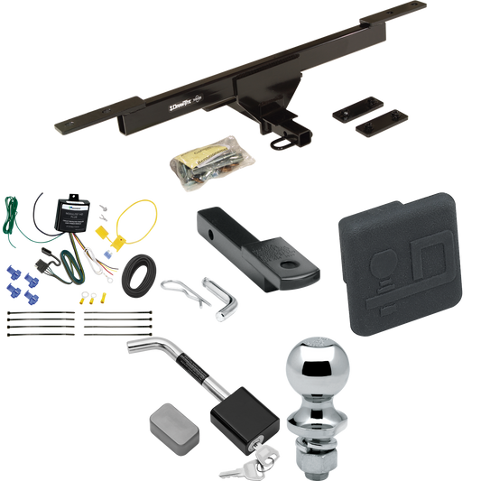 Se adapta al paquete de enganche de remolque Volkswagen Passat 2016-2022 con arnés de cableado de 4 planos + barra de tracción + bola de 1-7/8" + cubierta de enganche + bloqueo de enganche (excluye: modelos SE y SEL) de Draw-Tite