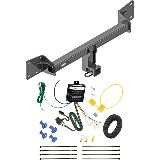 Se adapta al paquete de remolque de enganche de remolque Audi Q5 2018-2018 con arnés de cableado plano de 4 de Reese Towpower