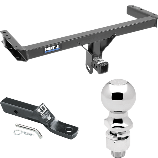 Fits 2011-2017 Audi Q5 Trailer Hitch Tow PKG w/ Ball Mount w/ 2" Drop + 2-5/16" Ball By Reese Towpower