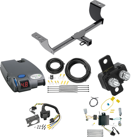 Se adapta al paquete de enganche de remolque Dodge Challenger 2015-2022 con control de freno Tekonsha Primus IQ + cableado RV de 7 vías (excluye: con modelos de escape de cuatro puntas) de Draw-Tite