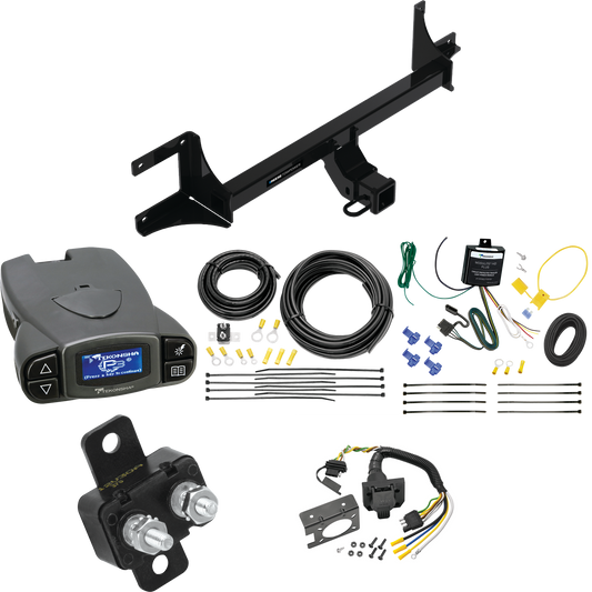 Fits 2021-2023 Volkswagen ID.4 Trailer Hitch Tow PKG w/ Tekonsha Prodigy P3 Brake Control + 7-Way RV Wiring By Reese Towpower