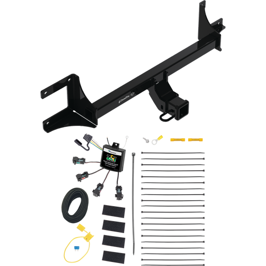 Fits 2021-2023 Volkswagen ID.4 Trailer Hitch Tow PKG w/ 4-Flat Zero Contact "No Splice" Wiring Harness By Draw-Tite