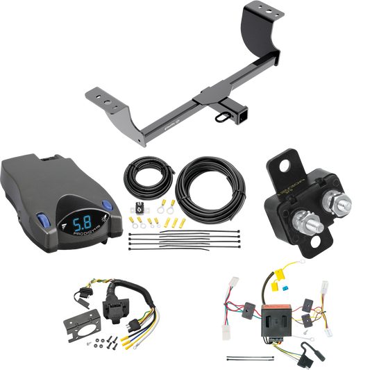 Se adapta al paquete de enganche de remolque Dodge Charger 2011-2014 con control de freno Tekonsha Prodigy P2 + cableado RV de 7 vías de Draw-Tite