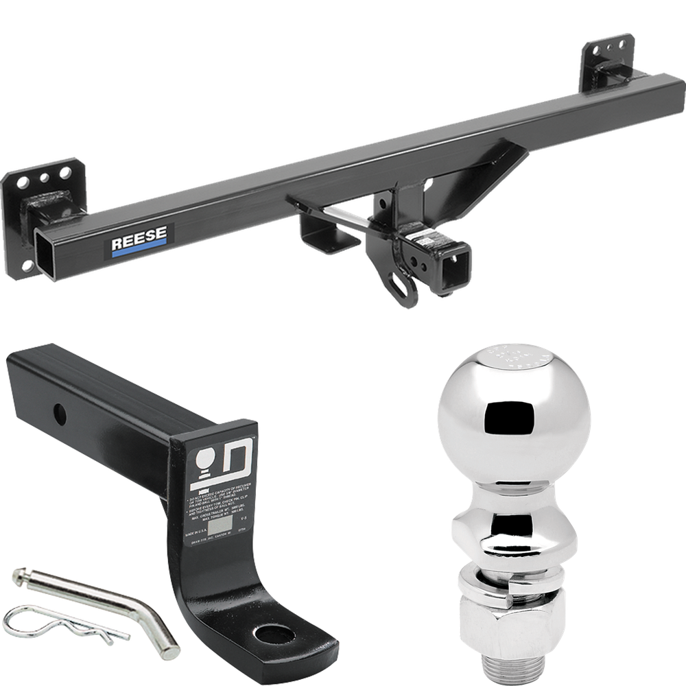 Fits 2011-2018 Porsche Cayenne Trailer Hitch Tow PKG w/ Ball Mount w/ 4" Drop + 2-5/16" Ball By Reese Towpower