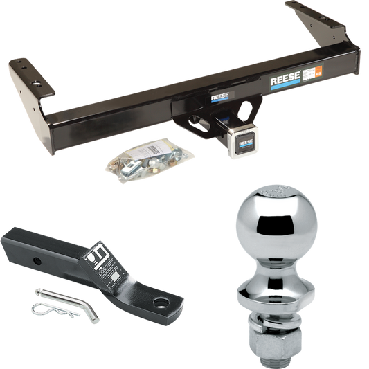 Fits 1997-1997 Ford F-350 Trailer Hitch Tow PKG w/ Ball Mount w/ 2" Drop + 1-7/8" Ball (For Heavy Duty Models) By Reese Towpower