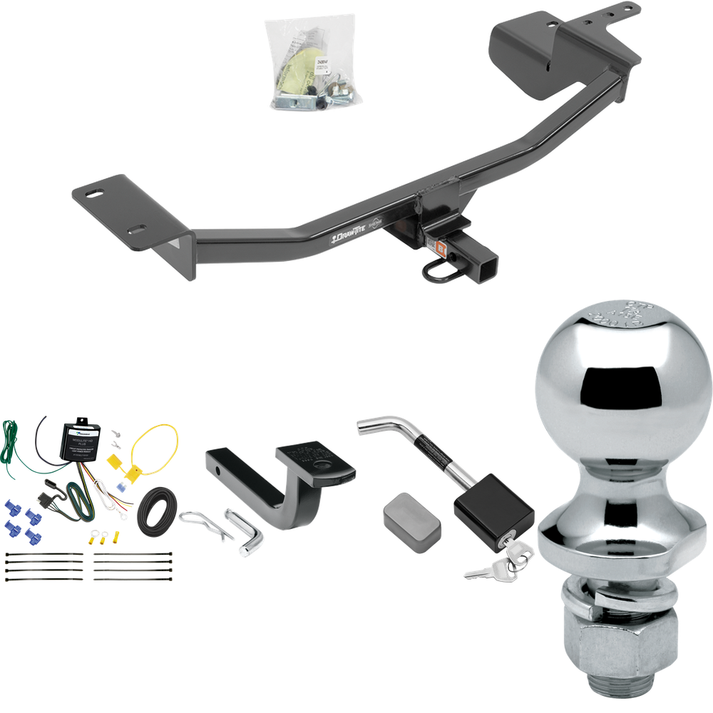 Se adapta al paquete de enganche de remolque Volkswagen GTI 2010-2012 con arnés de cableado de 4 planos + barra de tracción + bola de 1-7/8" + bloqueo de enganche (para modelos Hatchback, (sólo Canadá)) de Draw-Tite