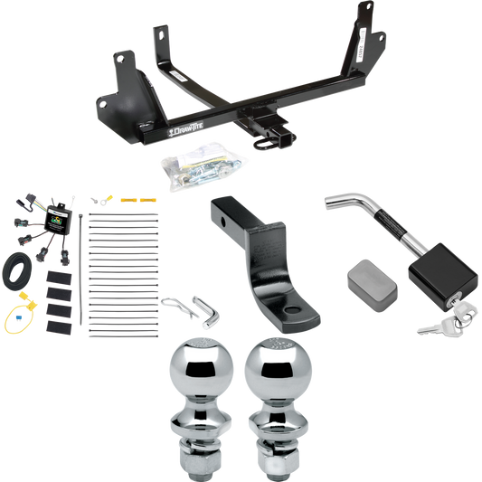 Se adapta al paquete de remolque con enganche de remolque BMW 328i xDrive 2009-2011 con arnés de cableado "sin empalme" de 4 contactos planos cero + barra de tracción + bola de 1-7/8" + 2" + bloqueo de enganche (para modelos sedán) por Draw- tite