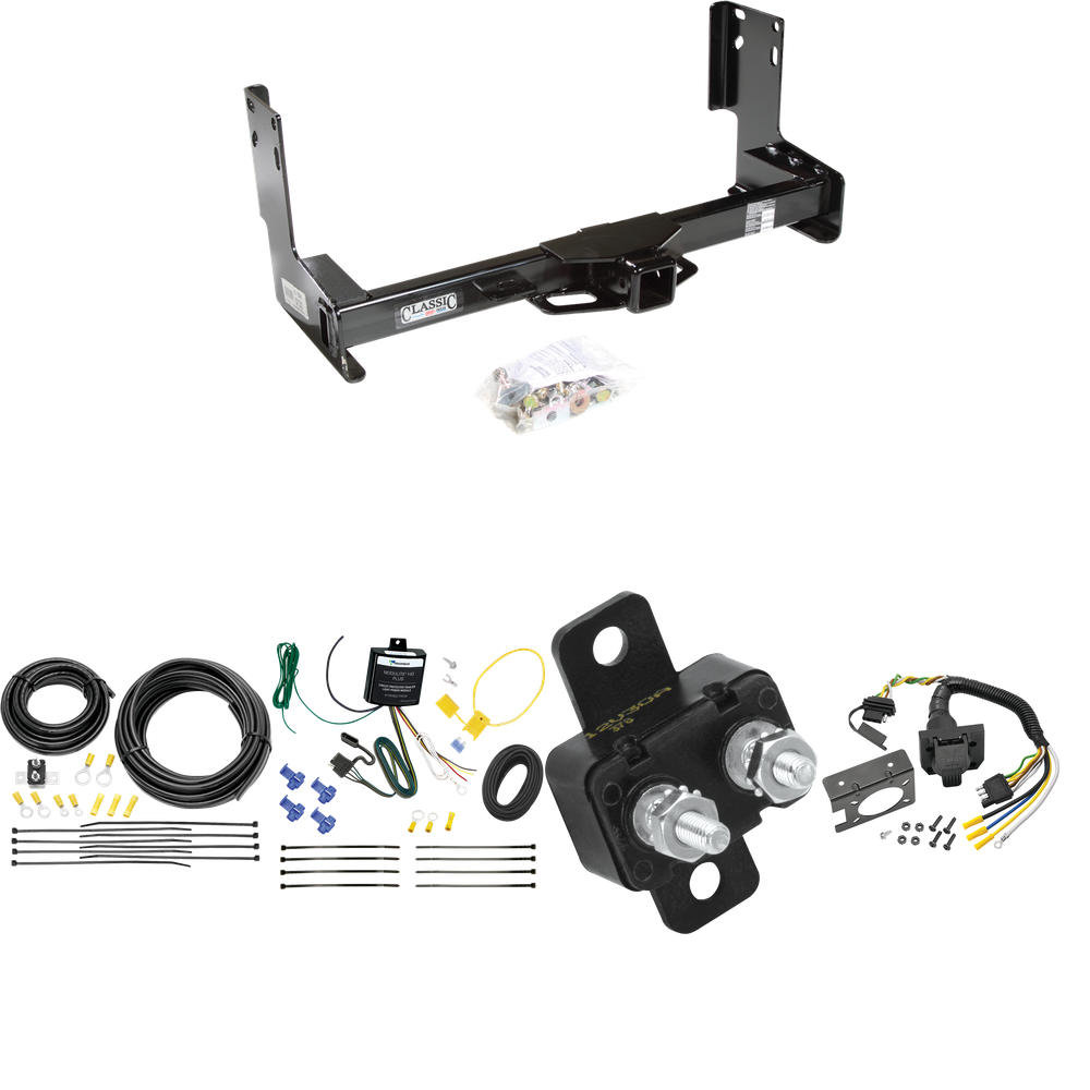 Se adapta al paquete de enganche de remolque Mercedes-Benz Sprinter 3500 2022-2023 con cableado RV de 7 vías (excluye: con modelos de parachoques escalonado de fábrica) de Draw-Tite