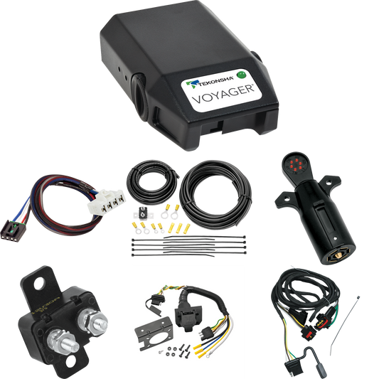 Fits 2011-2011 RAM Dakota 7-Way RV Wiring + Tekonsha Voyager Brake Control + Plug & Play BC Adapter + 7-Way Tester By Tekonsha