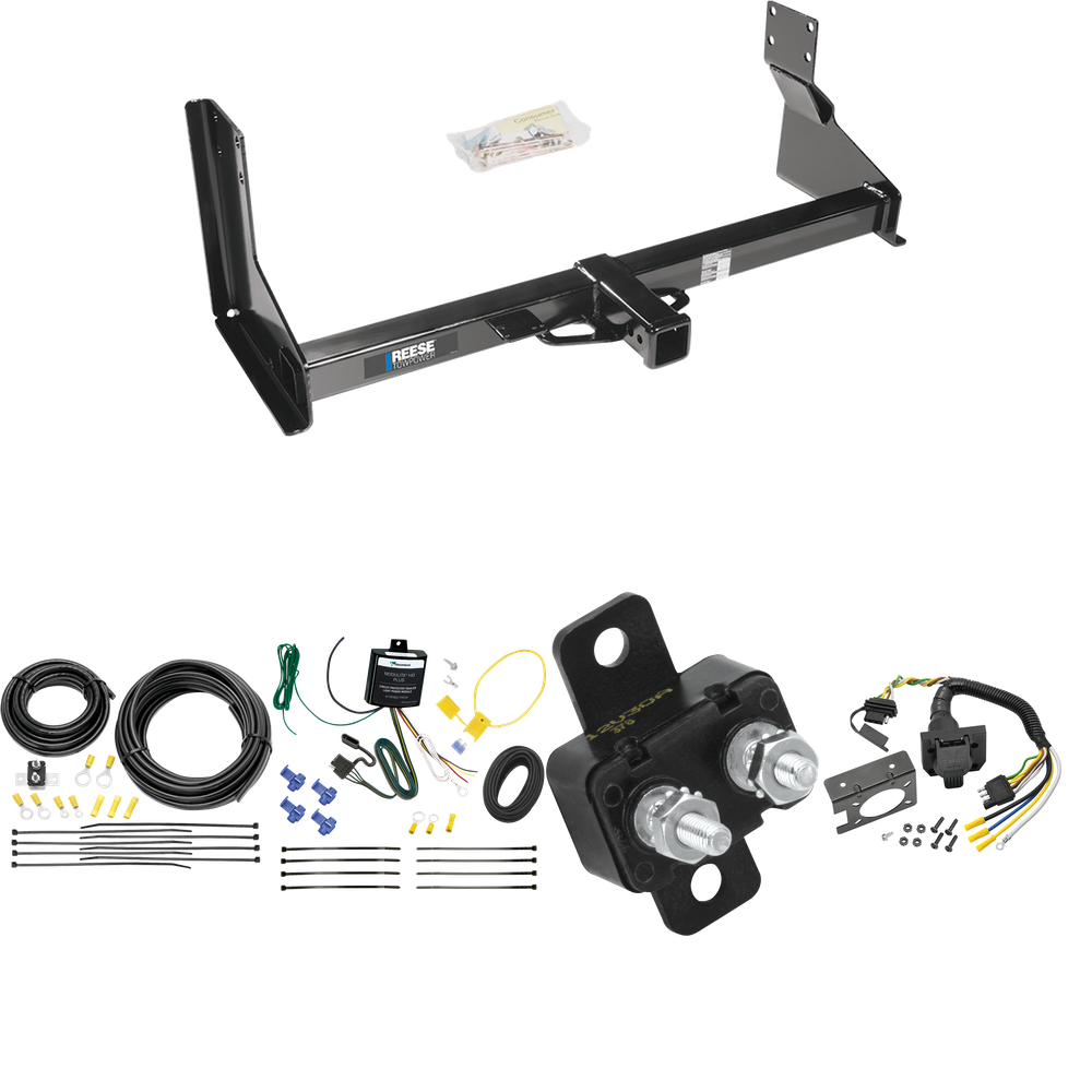 Fits 2022-2023 Mercedes-Benz Sprinter 2500 Trailer Hitch Tow PKG w/ 7-Way RV Wiring (For w/Factory Step Bumper Excluding Models w/30-3/8” Frame Width Models) By Reese Towpower