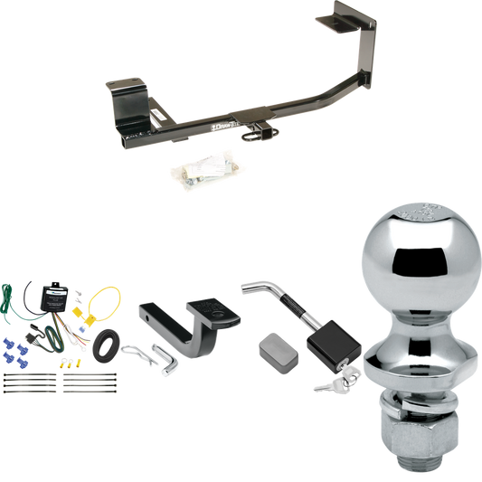 Se adapta al paquete de enganche de remolque Volkswagen Golf 2010-2014 con arnés de cableado plano de 4 + barra de tracción + bola de 1-7/8" + bloqueo de enganche (para modelos Wagon, (sólo Canadá)) de Draw-Tite