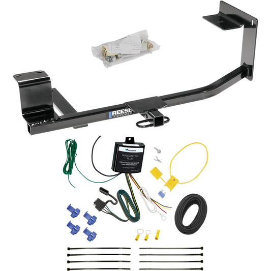 Fits 2010-2014 Volkswagen Golf Trailer Hitch Tow PKG w/ 4-Flat Wiring Harness (For Wagon, (Canada Only) Models) By Reese Towpower