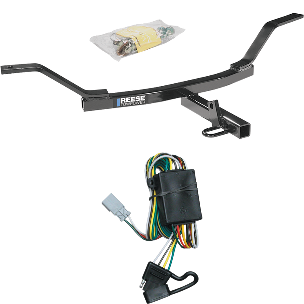 Se adapta al paquete de enganche de remolque Honda CR-V 1997-2001 con arnés de cableado plano de 4 de Reese Towpower