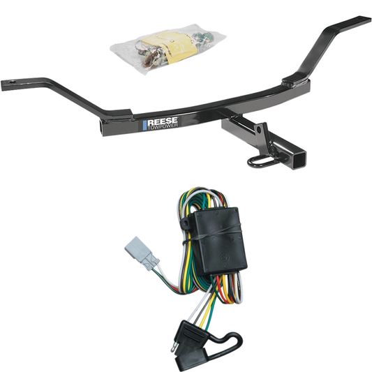 Fits 1997-2001 Honda CR-V Trailer Hitch Tow PKG w/ 4-Flat Wiring Harness By Reese Towpower