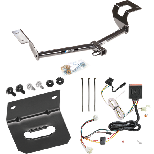 Fits 2012-2016 Honda CR-V Trailer Hitch Tow PKG w/ 4-Flat Wiring Harness + Bracket By Reese Towpower