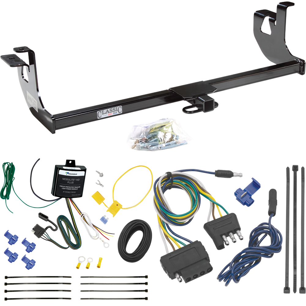 Se adapta al paquete de enganche de remolque Volkswagen Golf 2010-2013 con arnés de cableado plano de 5 (para Hatchback, (solo Canadá), excepto modelos R) de Draw-Tite