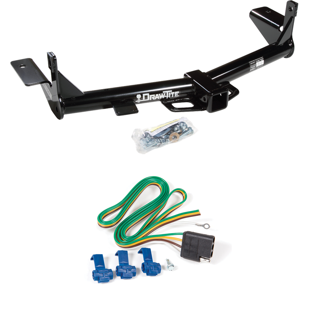 Fits 2006-2007 Mercury Mountaineer Trailer Hitch Tow PKG w/ 4-Flat Wiring Harness (For w/1-1/4" Receivers Models) By Draw-Tite