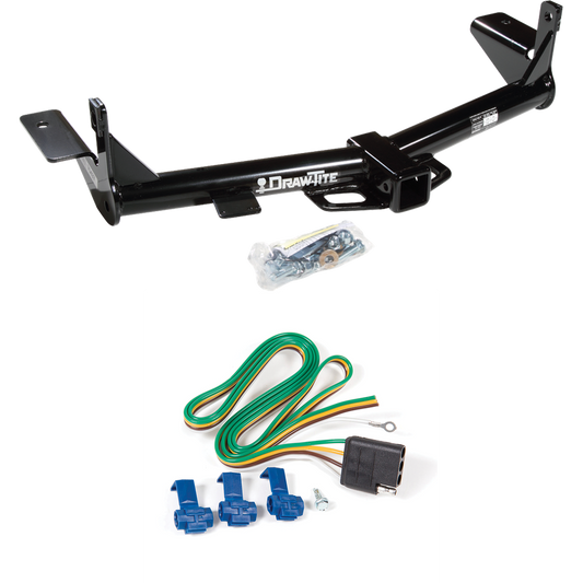 Fits 2006-2007 Mercury Mountaineer Trailer Hitch Tow PKG w/ 4-Flat Wiring Harness (For w/1-1/4" Receivers Models) By Draw-Tite