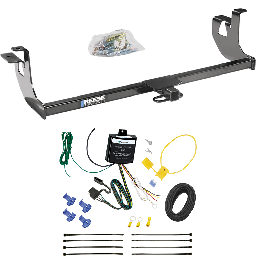 Fits 2006-2009 Volkswagen GTI Trailer Hitch Tow PKG w/ 4-Flat Wiring Harness (For 2 Dr. Hatchback Models) By Reese Towpower