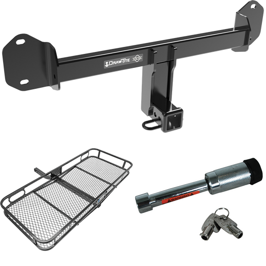 Se adapta al paquete de enganche de remolque BMW X3 2011-2023 con transportador de carga de 60" x 24" + bloqueo de enganche de Draw-Tite