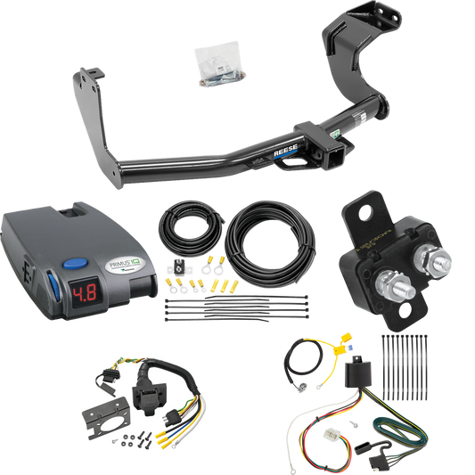 Se adapta al paquete de remolque de enganche de remolque Mitsubishi Outlander 2016-2021 con control de freno Tekonsha Primus IQ + cableado RV de 7 vías (excluye: modelos Outlander Sport o PHEV) de Reese Towpower