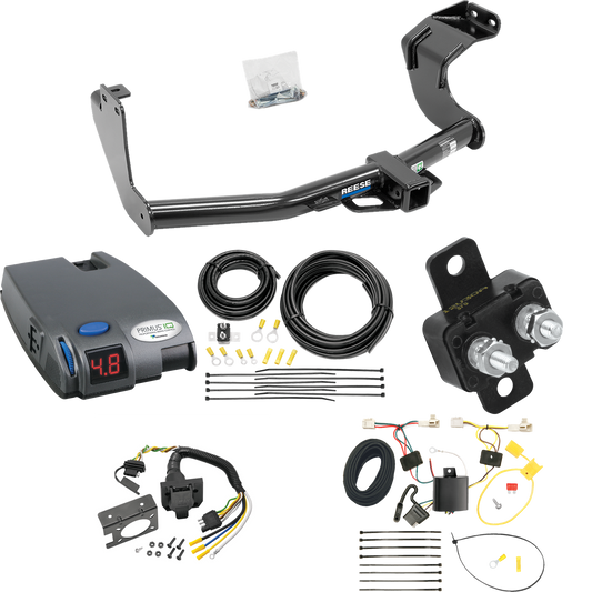 Se adapta al paquete de enganche de remolque Mitsubishi Outlander 2014-2015 con control de freno Tekonsha Primus IQ + cableado RV de 7 vías (excluye: modelos Outlander Sport o PHEV) de Reese Towpower