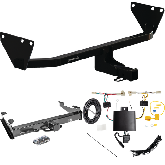 Fits 2022-2023 Mitsubishi Outlander Trailer Hitch Tow PKG w/ 4-Flat Wiring Harness By Draw-Tite