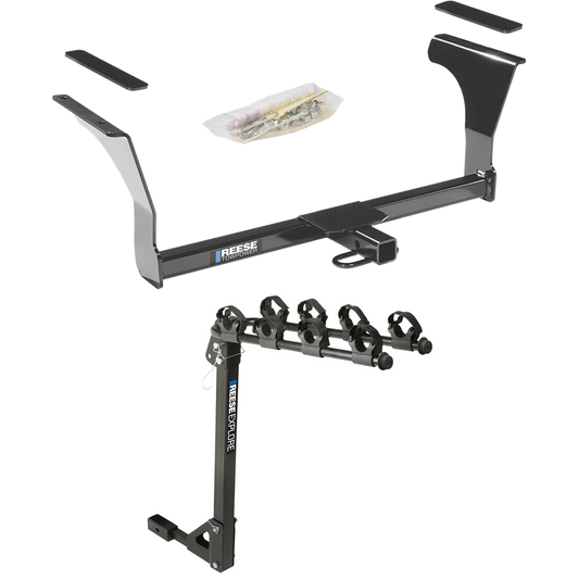 Se adapta al paquete de enganche de remolque Nissan Maxima 2009-2014 con soporte para 4 bicicletas de Reese Towpower