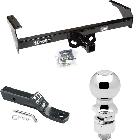 Fits 1988-1994 Nissan D21 Trailer Hitch Tow PKG w/ Ball Mount w/ 2" Drop + 2-5/16" Ball By Draw-Tite