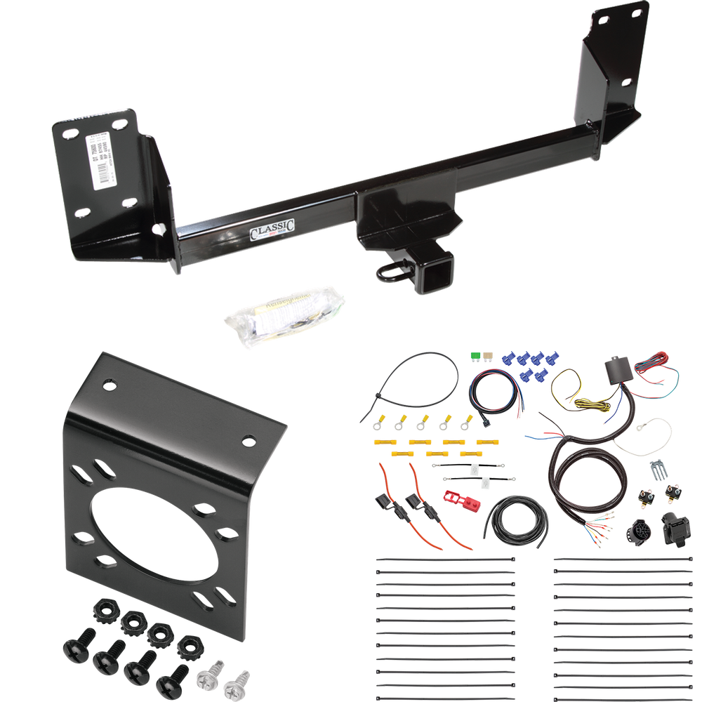 Fits 2007-2014 BMW X5 Trailer Hitch Tow PKG w/ 7-Way RV Wiring (Excludes: M Sport Package Models) By Draw-Tite